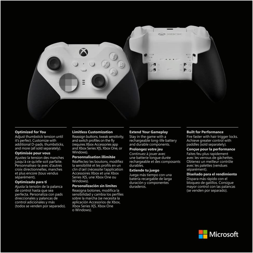 Xbox Elite Wireless Controller Series 2 Core Edition White - Image 2